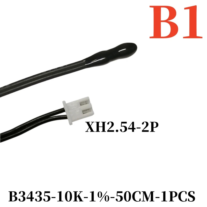 New Energy Vehicle Lithium Battery Temperature Sensor NTC Thermistor 10/100K Water Drop Temperature Probe B3435/4150 50CM 1M