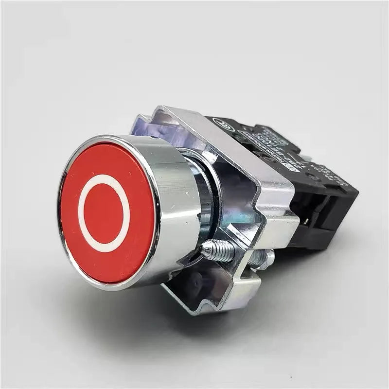XB2 button switch metal emergency stop reset rotating mushroom head jog power start stop
