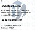 GY - 30 / GY - 302 BH1750 BH1750FVI Light Intensity Illumination Module: 3V - 5V Compatibility for Arduino Projects