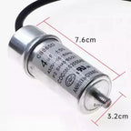 Refrigerator, freezer motor capacitor with cable CBB65 4UF 450V starter combination starter capacitor screw model