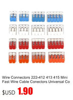 Wire Connector 252 253 254 255 Mini Quick Conectors Universal Compact Wiring Conductor Push-in Terminal Block LED Conector