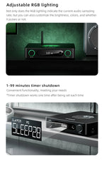 FiiO K13 R2R Desktop DAC Headphone AMP BT5.4 High-Fidelity 24Bit R2R DAC Powerful 2400mW Output LDAC Bluetooth Streamin Shanling