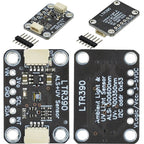 LTR390 280nm 430nm UV Gravity Light Sensor Support I2C UART 3.3 V 5V for Light Intensity Detection Weather Experience