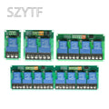 1 2 4 8 Channel Relay Module 30A With Optocoupler Isolation 5V 12V 24V Supports High And Low Triger Trigger