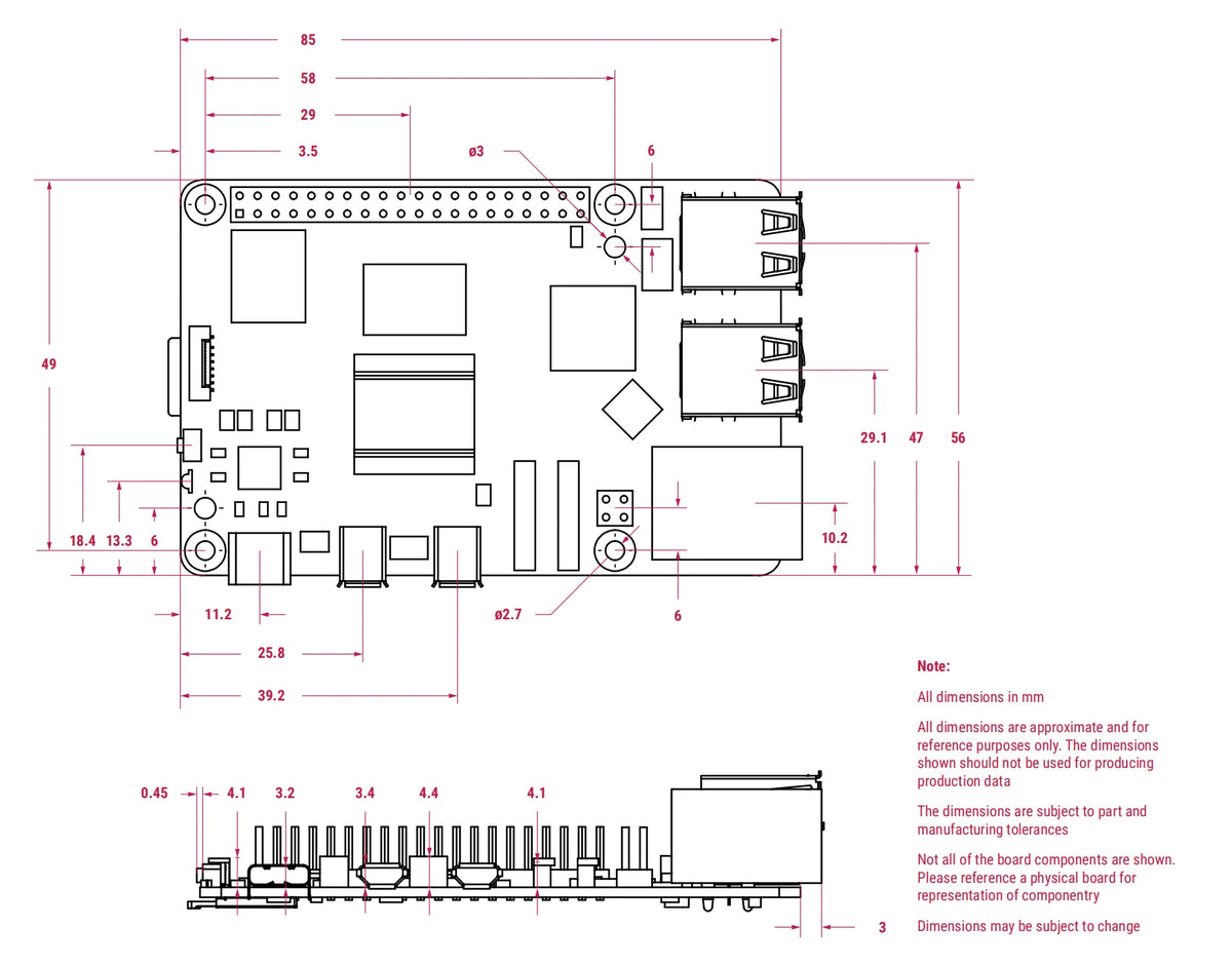 Official Original Raspberry Pi 5 Cortex-A76 Linux 2GB 4GB 8GB 16GB Arm Board Python Programlama PCIe Gigabit Ethernet USB3.0
