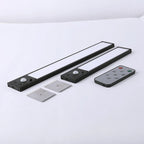 2Pcs Set Ultra-Thin LED under Cabinet Light 20/30cm Magnetic Rechargeable Motion Sensor for Kitchens Closets Workshops