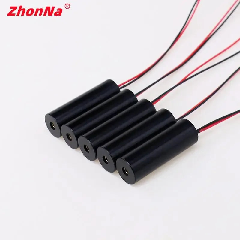 635nm 5mW 10X30mm Laser Module Red Light Single Point OpticsLocatorAiming Glass LensInstallation Accessories Input Voltage 3-5 V
