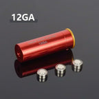 12GA 20GA .308 .223 5.45x39 7.62x39 9x19mm.338 Gauge Red Laser Bore Sighter Training Bullet Boresighter CAL Cartridge Caliber