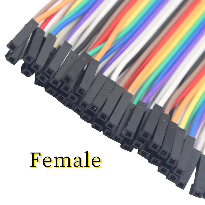 2.54mm Dupont Line 10CM 20CM 30CM 40Pin Male to Male + Male to Female and Female to Female Jumper Wire Dupont Cable for Arduino