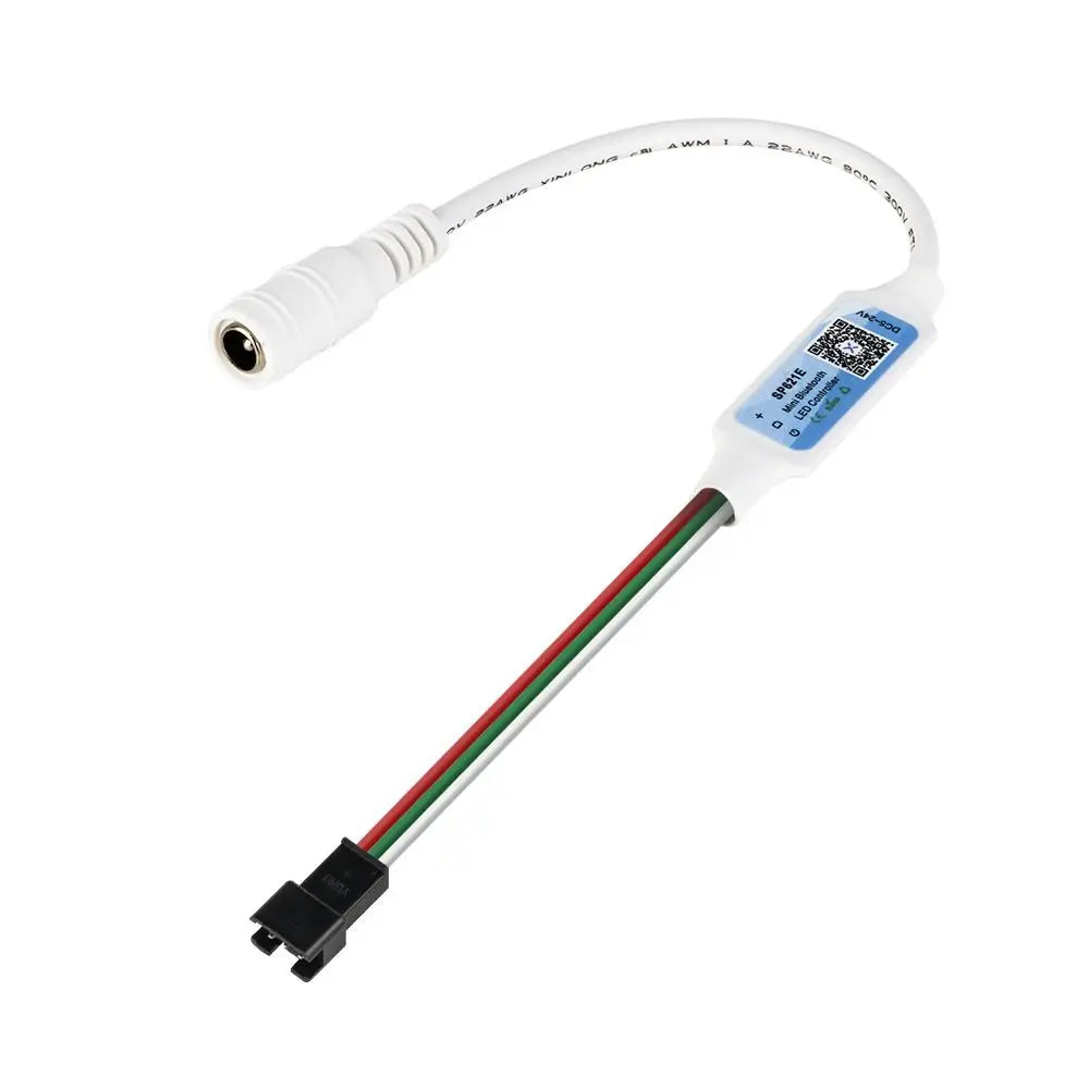 Piexls Music Bluetooth App Controller SP621E Addressable Light Controller DC5-24V 3 PIN for WS2812B WS2811