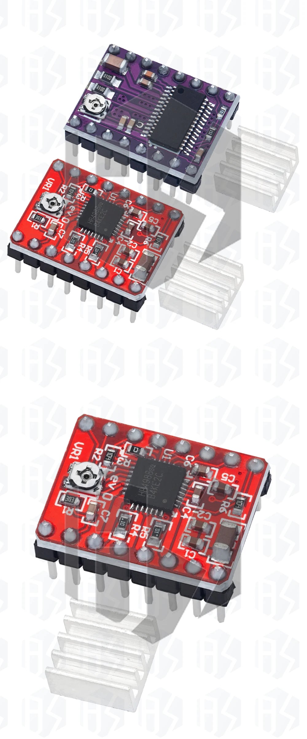 3DV4 CNC Shield V4 + Nano 3.0 + 3pcs DRV8825 Reprap Stepper Drivers Set For Arduino