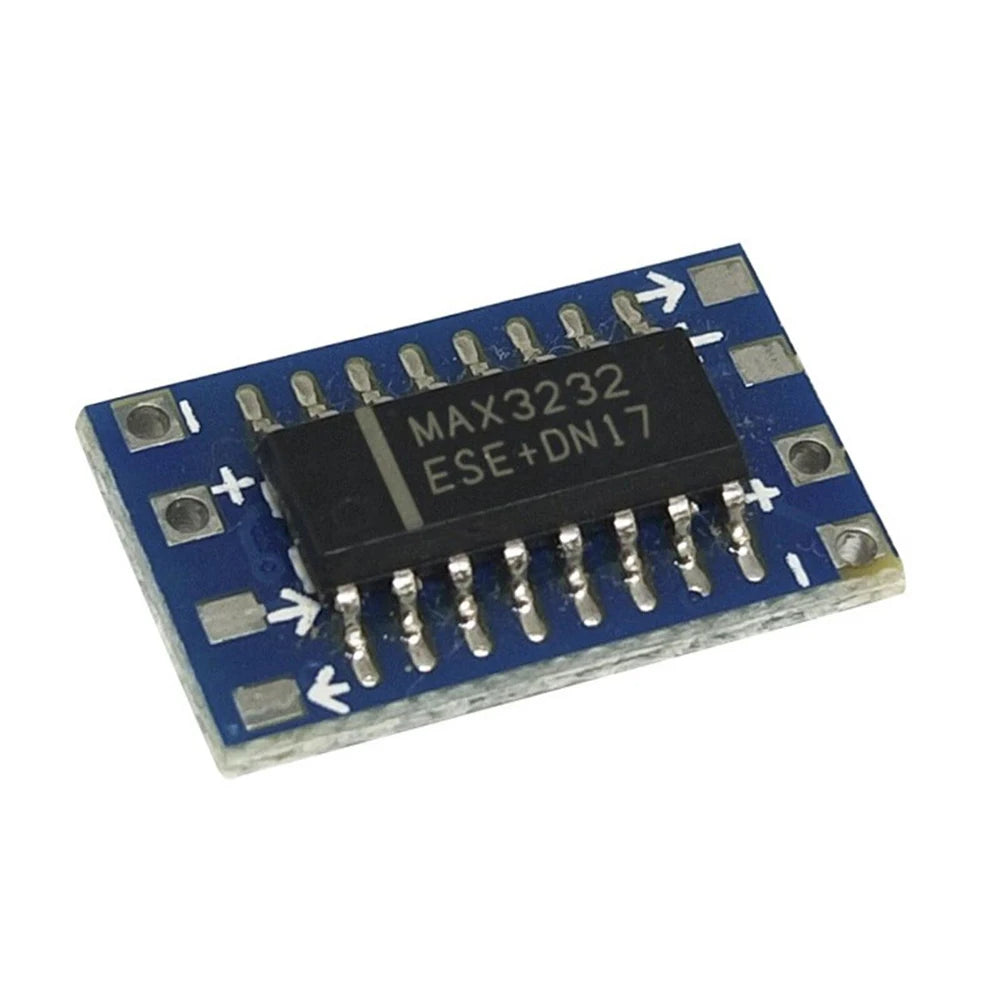 100PCS MAX3232 TTL to RS232 Converter Board Mini Serial Port Module Level Shifter for Arduino MCU STM32 3.3V 5V Logic