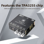 XY-T6001P Mono 600W Amplifier Board TPA3255 DC 19-51V TWS True Wireless Bluetooth 5.0 AUX USB APP Control for Car Home Audio DIY