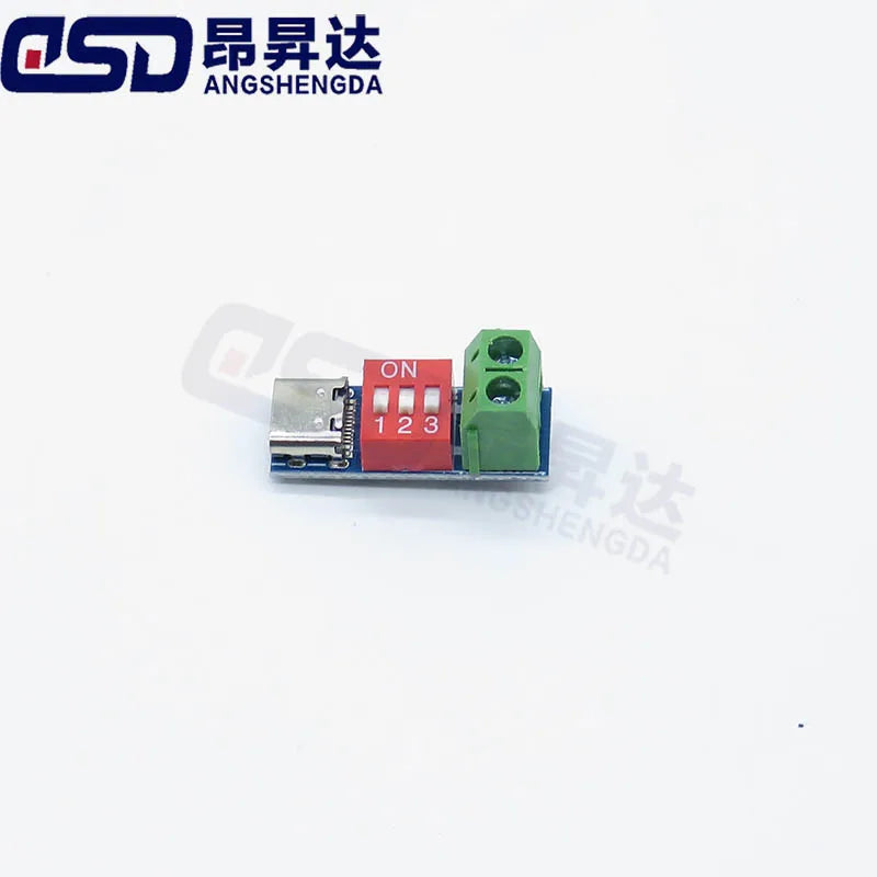 USB-C PD Trigger Board Module PD/QC Decoy Board Fast Charge USB Type-c to 12v High Speed Charger Power Delivery Boost Module