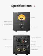 AIYIMA A20 MONO PFFB TPA3255 Power Amplifier 300W Class D MONO Amp XLR RCA TRS Input Sub Out HPF Home Audio 12V Trigger VU Meter