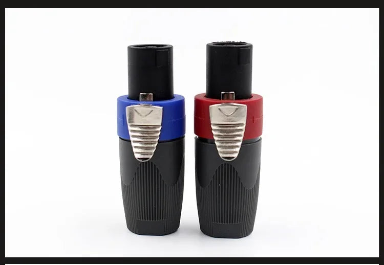 1PC Speaker Powercon connector Speakon 4 Pole Plug Male Professional audio power plug usb c connector  conector bico injetor JUY