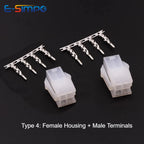 10Set MX4.2mm Pitch 5557/5558/5559/5569 0.165" Mini-Fit Dual Row 2*1-2*12P Female Receptacle Male Plug Pin Terminal Connector