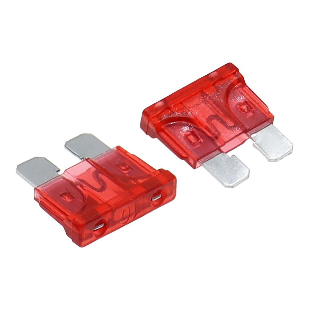 10PCS Car Insurance Fuse Kit Amplifier Clip Combination Car Blade Fuse Set with Inspection Circuit Electric Pen Fuse Repair Part