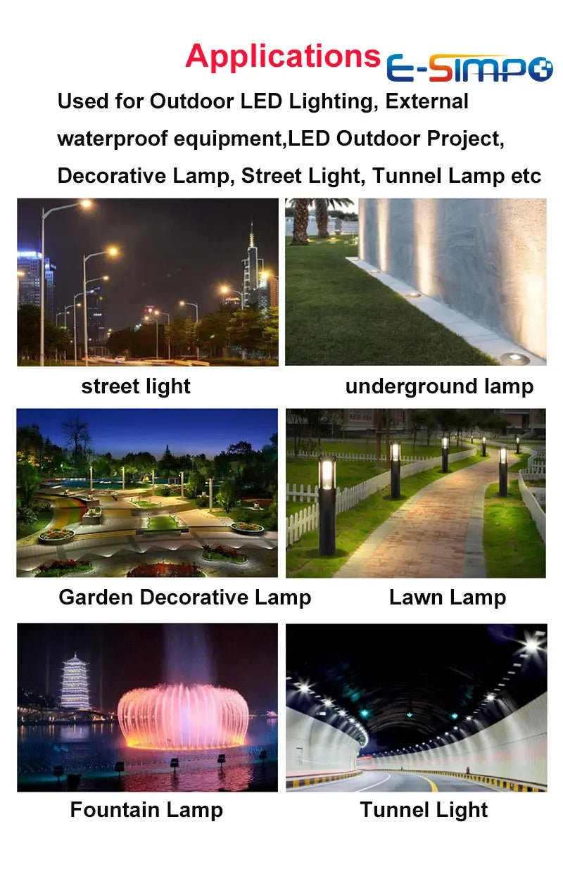 6Way 1IN5Out IP68 Underwater Power Cord Junction Box 4-11mm LED Pool Lamp External Outdoor Light Wire Cable Waterproof Connector