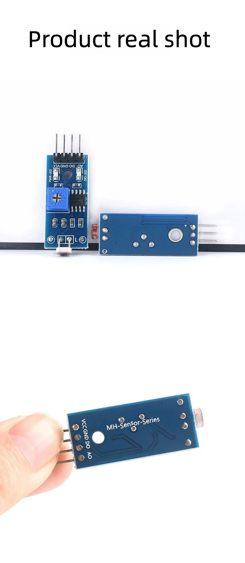 10pcs 3 Pin 4 Pin Photoresistor Sensor Module Light Detection LDR for Arduino Light Control Switch DIY
