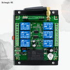 6/8CH Wireless Remote Control Switch AC 220V 100V-265V 10A Relay 6/8 Channels 433MHz Industrial Controller Receiver Transmitter
