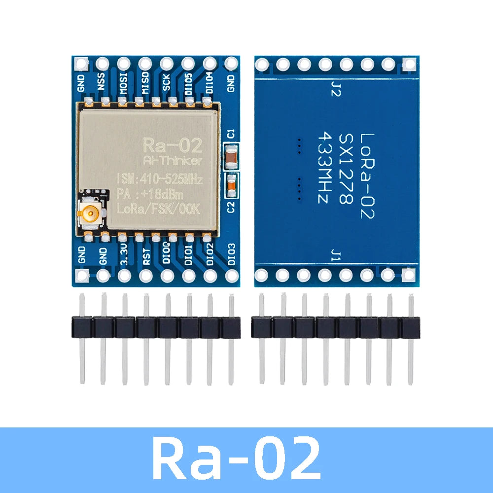 433MHZ SX1278 LoRa Module 433M 10KM Ra-02 Wireless Spread Spectrum Transmission Board 2.4G IPX Antenna for Smart Home