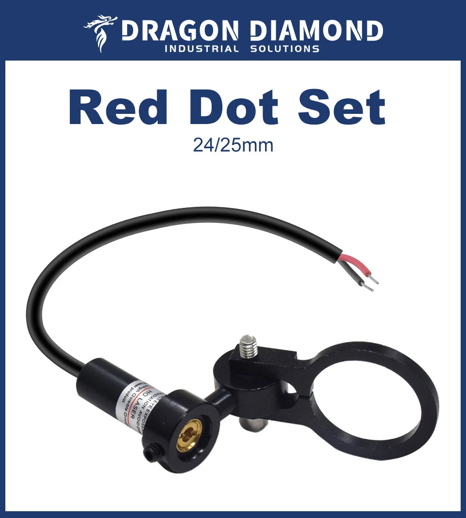 CO2 Diode Module Red Dot Set Positioning DC 5V Laser Engraver CO2 Laser Lens For DIY Co2 Laser Engraving Cutting Head