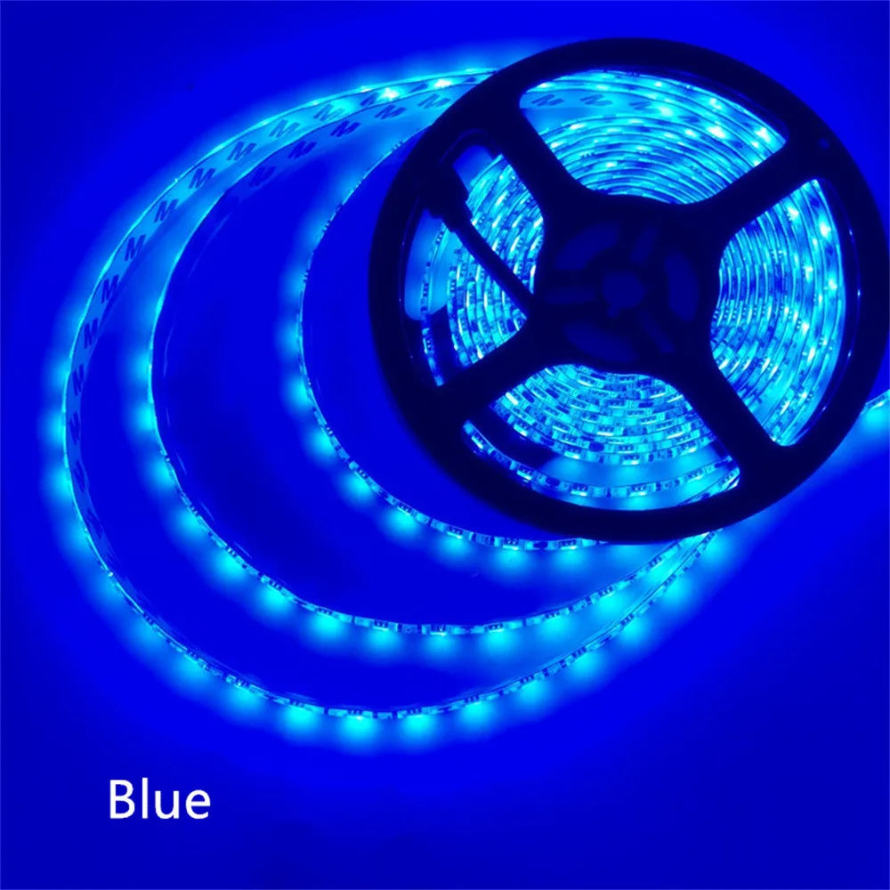 5M LED Strip Light 300 LEDs DC 12V RGB Red Green Blue Warm Cool White Flexible SMD 2835 Diode Ribbon Tape Lamp for Home Decor