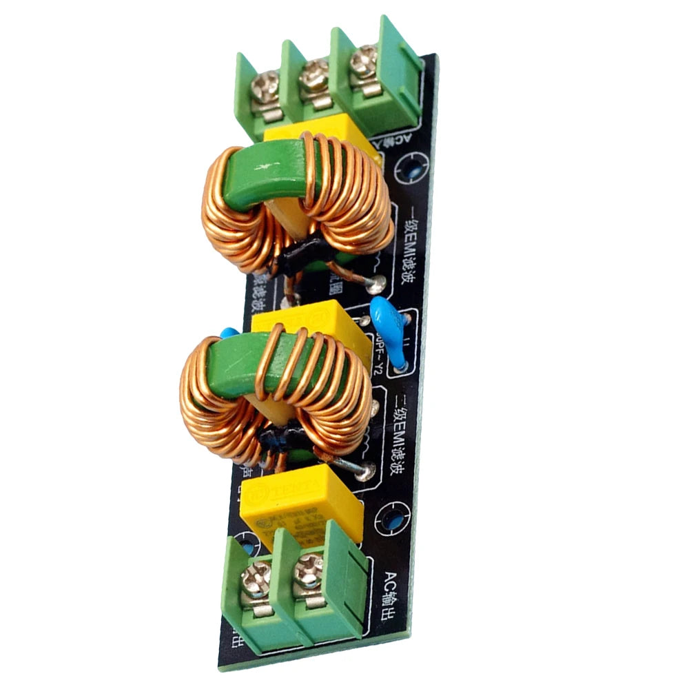 2A 4A 10A 18A AC EMI Power Filter AC High Frequency Filter Module Anti-electromagnetic Interference Filting DC Component