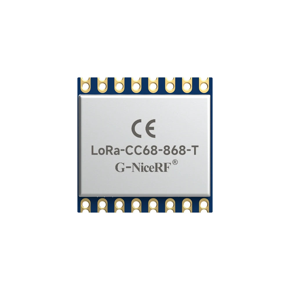 4PCS/Lot NiceRF LoRa-CC68-868-TCXO CE Certified Spread Spectrum Transceiver Lora Module 255 bytes FiFo And 22 dBm Output Power