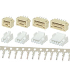 5sets GH1.25 SH1.0 JST1.25 PH2.0 XH2.54 SH/JST/ZH/PH/XH Horizontal / Vertical SMD Pin Header + Housing + Terminal Set 2.54mm