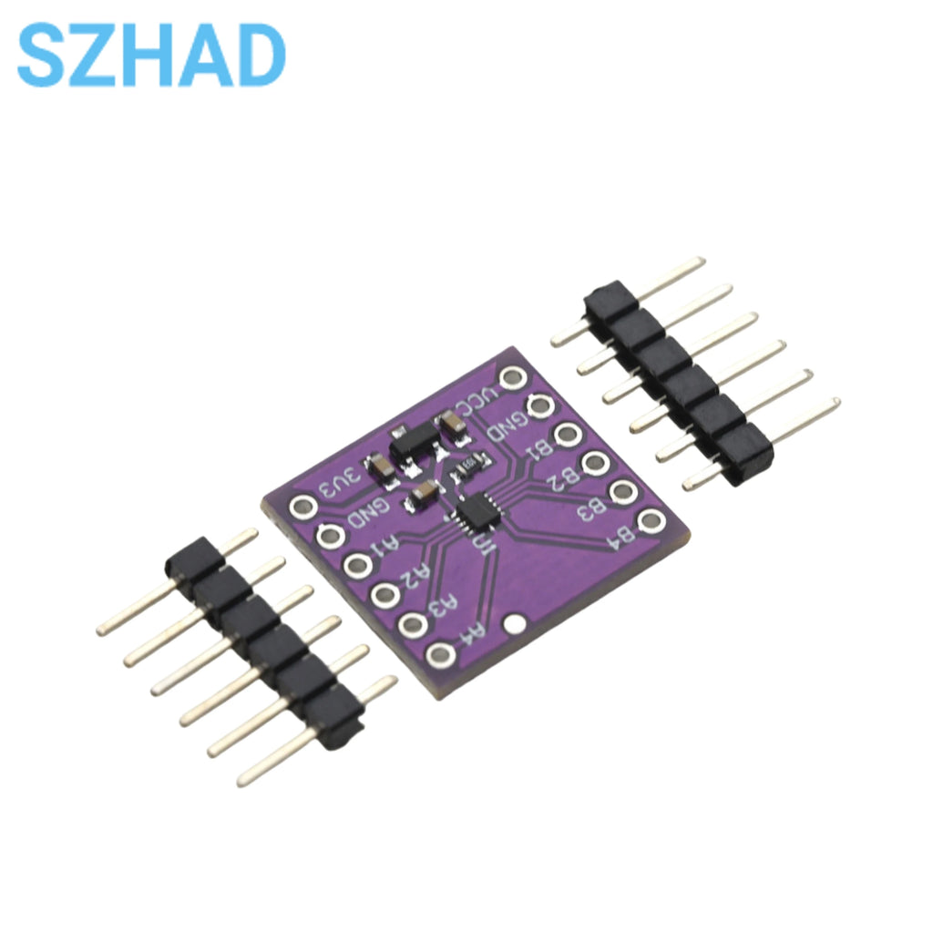 TXB0104 4-Channel Bidirectional Logic Level Shifter Auto Direction Sensing 1.8V to 5.5V for I2C UART GPIO, No Pull-Up Resistors