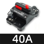 20A to 300A 12V-48V Circuit Breaker Power Protect Fuse Trolling with Manual Reset Waterproof Car Boat Manual 30A 80A 100A 300A