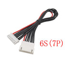 JST XH 2.54mm Pitch 2/3/4/5/6/7/8S Pin Male to Female Battery Balance Charger Silicone Wire Extension Lead Connector 20CM 22AWG