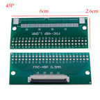 FPC FFC Flexible Cable Adapter Board 0.5mm Pitch Connector SMT to 2.54mm 16P/18P/20P/22P/24P/26P/30P/36P/40P/45P/50P/56P/60P/80P