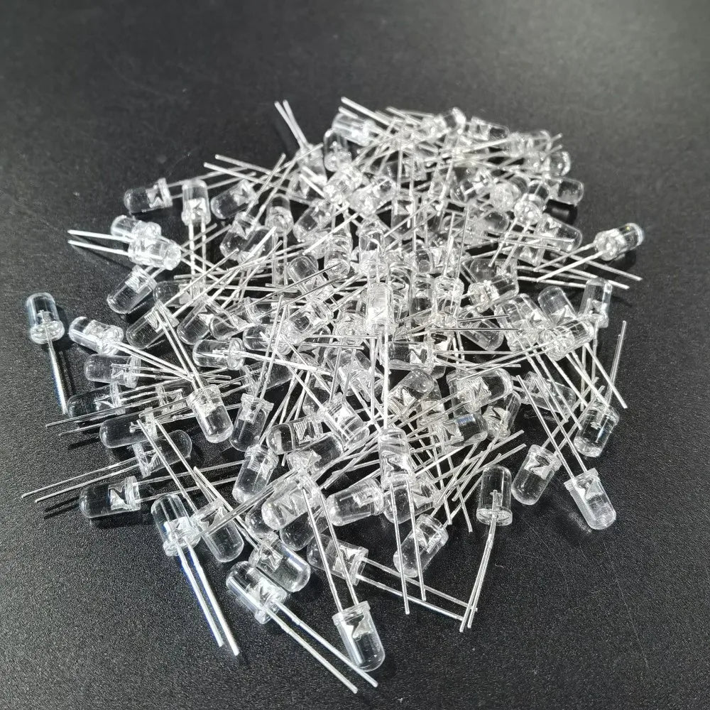 100pcs 5mm IR LED 850nm Clear Lens Infrared Diode 20mA Transparent 5 Mm Through Hole Light Emitting Diode 850 Nm LED Lamp