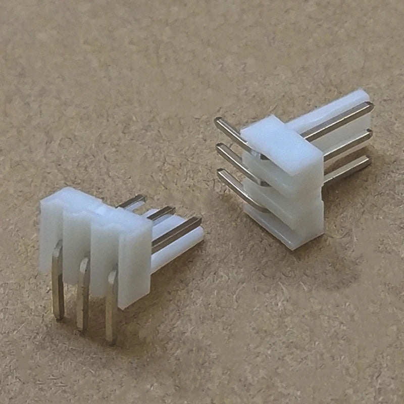 50pcs KF2510 Right Angle Pin Header 2AW 3AW 4AW 5AW 6AW 7AW 8AW 9AW 10AW 2510 2.54MM Male Wafer Connector