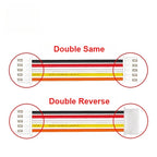 10PCS XH2.54 22AWG 3A 2/3/4/5/6~12P 0.1" Pitch Male Female Plug Socket TJC3 8cm/10cm/20cm/50cm Wire Cable Harness Connector