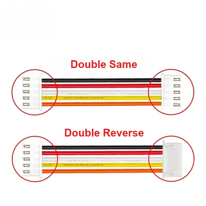 10PCS XH2.54 2/3/4/5/6~12Pin 0.1" Pitch Male Female Plug Socket TJC3 6cm/10cm/20cm/50cm 26AWG Wire Cable Harness Connector