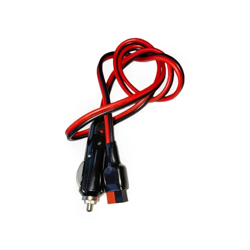 12AWG XT60 to Cigarette Lighter O-Ring Terminal M8/XT60i//DC5521 Charging Adapter Wire