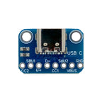 USB TYPE-C Adapter Board 2.54MM CC1 CC2 5.1K Pull-Down Resistor Connection