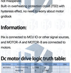 L298N Dual H-Bridge Motor Driver Module – PWM Speed Control, Reversing Function (DC/Stepper Compatible)