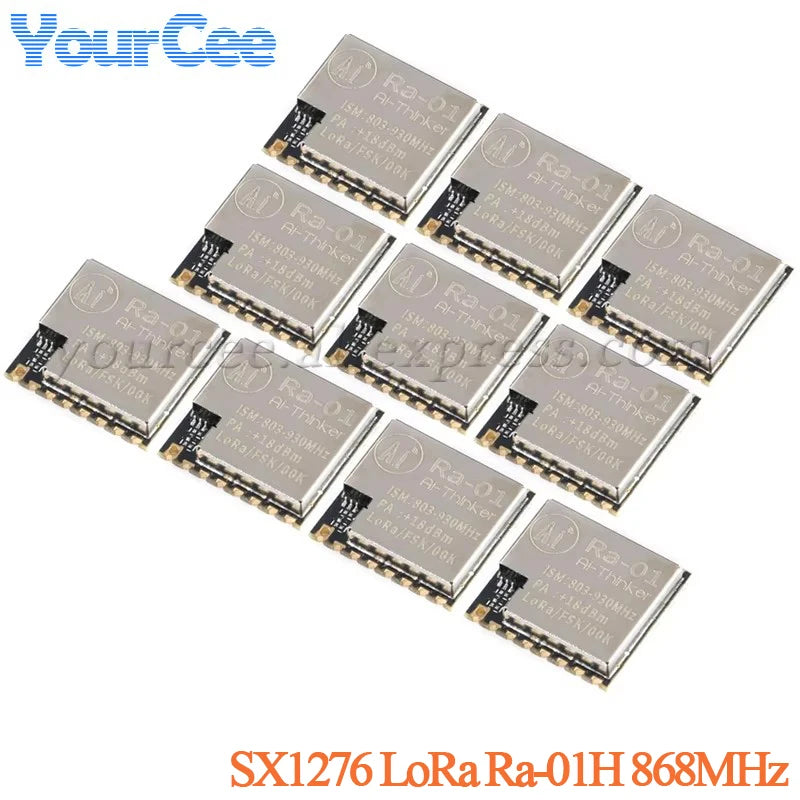 10pcs/1pc SX1276 LoRa Ra-01H 868MHz SX1278 Ra-01 433M SX1276 Ra-01H Spread Spectrum Wifi Wireless Communication Module