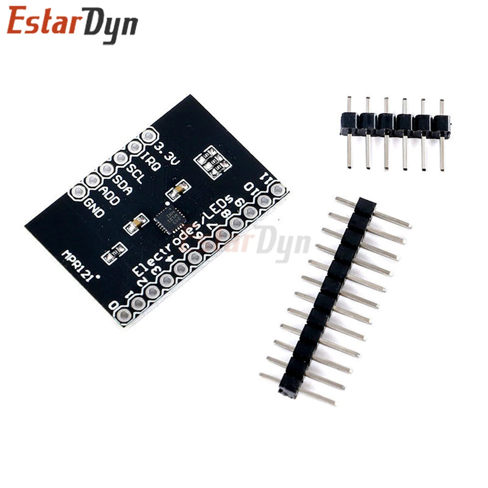 MPR121 Capacitive Touch Sensor Module 12 Key I2C Interface for Raspberry Pi ESP32 DIY Keyboard Control Panel