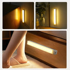 Wall Lamp Rechargeable Magnetic Lights Smart Motion Sensor LED Night Light For Bathroom Indoor Lamp Cabinet Floodlight