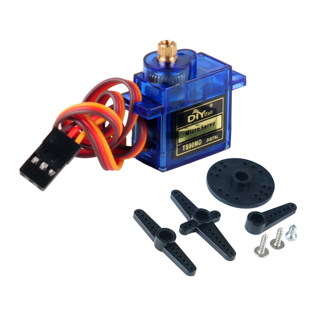 TS90MD 5/10/20/30/40/50Pcs Micro Analog Servo Motor Full Metal Gear 180/270/360 Degree For RC Car Planes Toy Airplane Helicopter