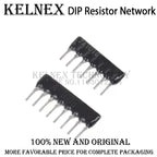 200PCS 4PIN-10PIN Exclusion Network Resistor array DIP 220R 330R 470R 510R 680R OHM 1K 1.5K 2K 2.2K 3K 3.3K 10K 100K 9A681J 510K