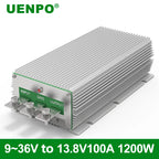 UENPO Wide Voltage Input 9-36V to 12V28V13.8V24V50A60A Voltage Regulator 30-60V to 36V DC Power Converter Inverter Transformer