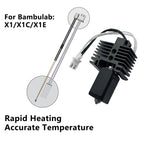 V2 Hotend Assembly For Bambu Lab P1S X1 X1C P1P With Heater Cartridge Thermistor 0.4 Nozzle Bambulab Hot end Extruder Accessorie