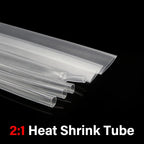 1~50m 2:1 Heat Shrink Heatshrink Tube Clear Diameter 0.6mm ~ 150mm Wire Repair DIY Cable Protecctor Sleeving Wrap Tubing